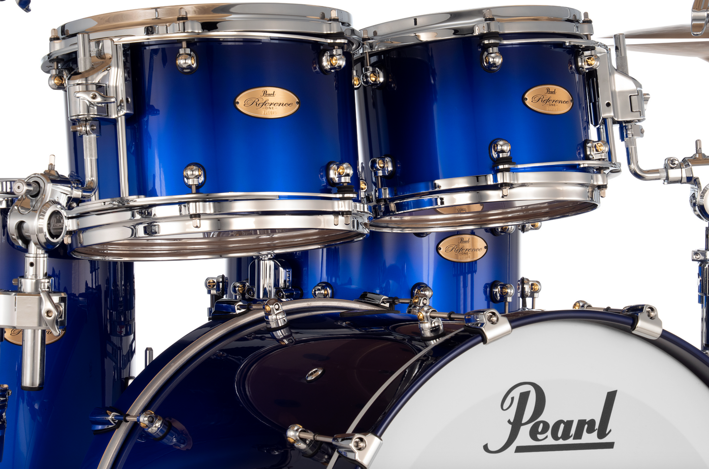 Pearl Reference One 4 Piece Shell Pack "XESP" - 22" Bass Drum KOBALT BLUE FADE METALLIC