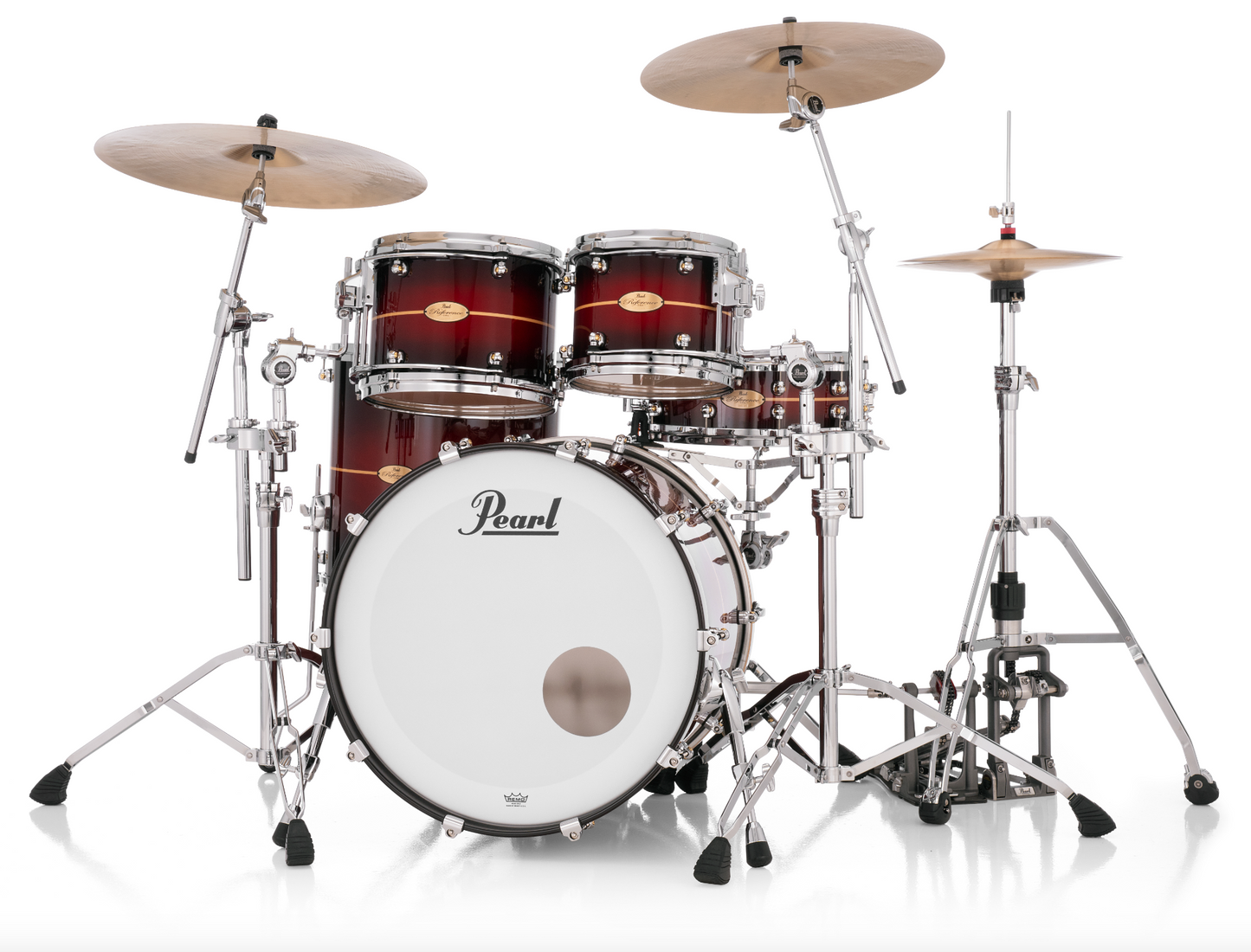 Pearl Reference One 4 Piece Shell Pack "XESP" - 22" Bass Drum NATURAL BANDED REDBURST