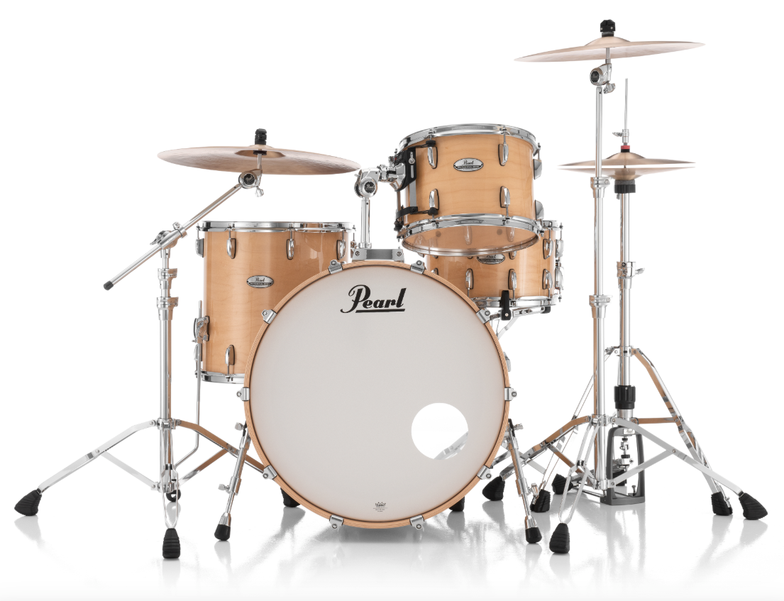 Pearl Professional Series 3 Piece Shell Pack - 24" Bass Drum NATURAL MAPLE