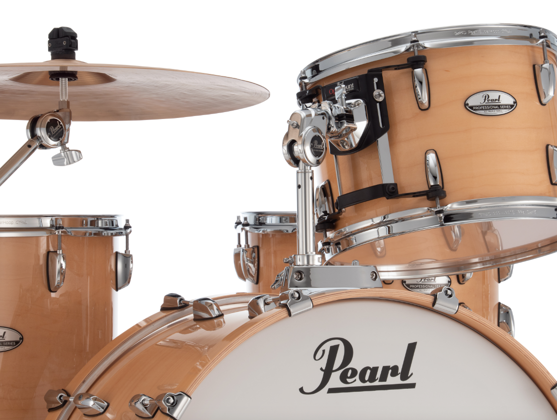 Pearl Professional Series 3 Piece Shell Pack - 24" Bass Drum NATURAL MAPLE