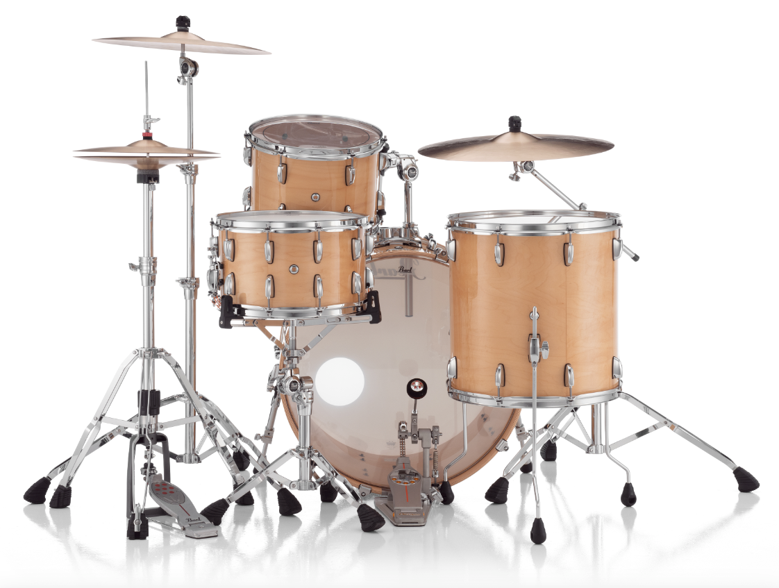 Pearl Professional Series 3 Piece Shell Pack - 24" Bass Drum NATURAL MAPLE
