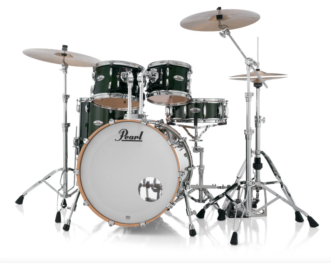 Pearl Professional Series 4 Piece Shell Pack - 22" Bass Drum EMERALD MIST