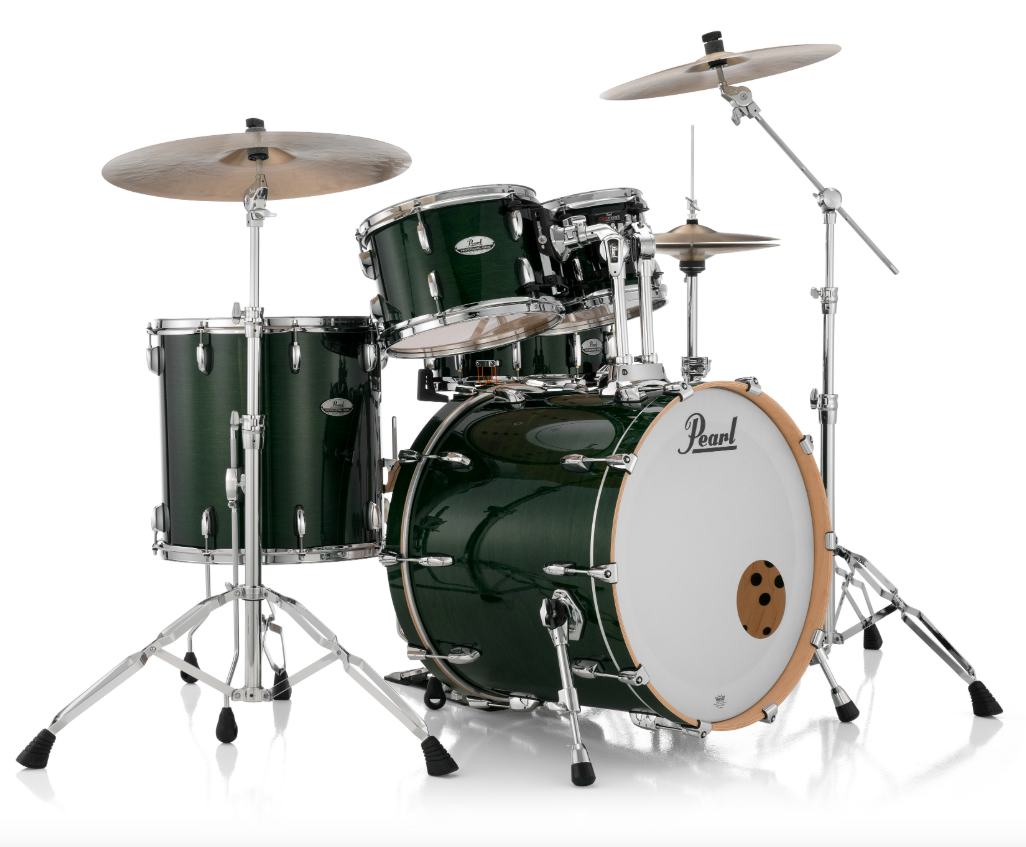 Pearl Professional Series 4 Piece Shell Pack - 22" Bass Drum EMERALD MIST