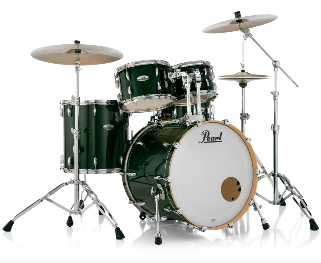 Pearl Professional Series 4 Piece Shell Pack - 22" Bass Drum EMERALD MIST