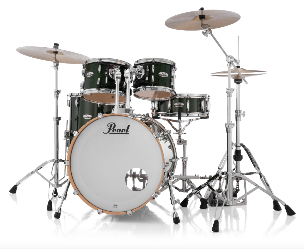 Pearl Professional Series 4 Piece Shell Pack - 22" Bass Drum EMERALD MIST