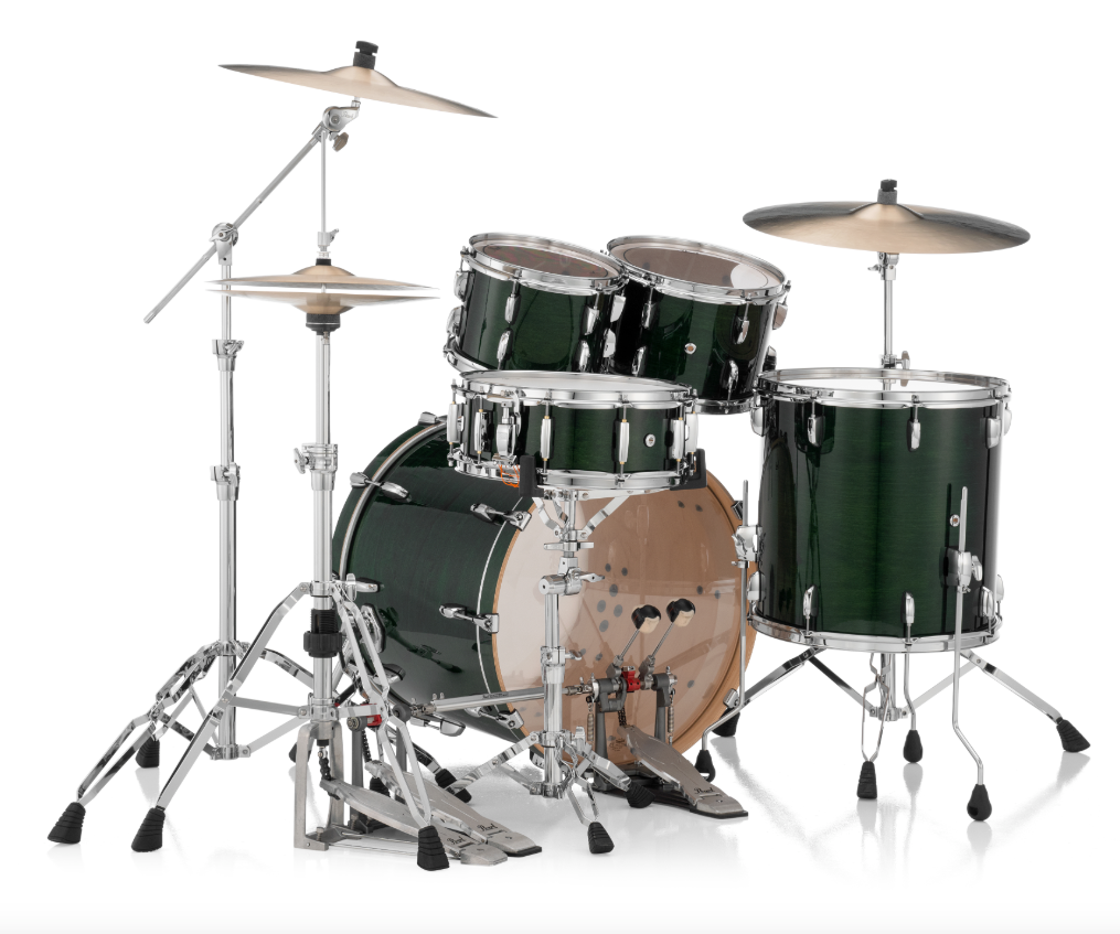 Pearl Professional Series 4 Piece Shell Pack - 22" Bass Drum EMERALD MIST
