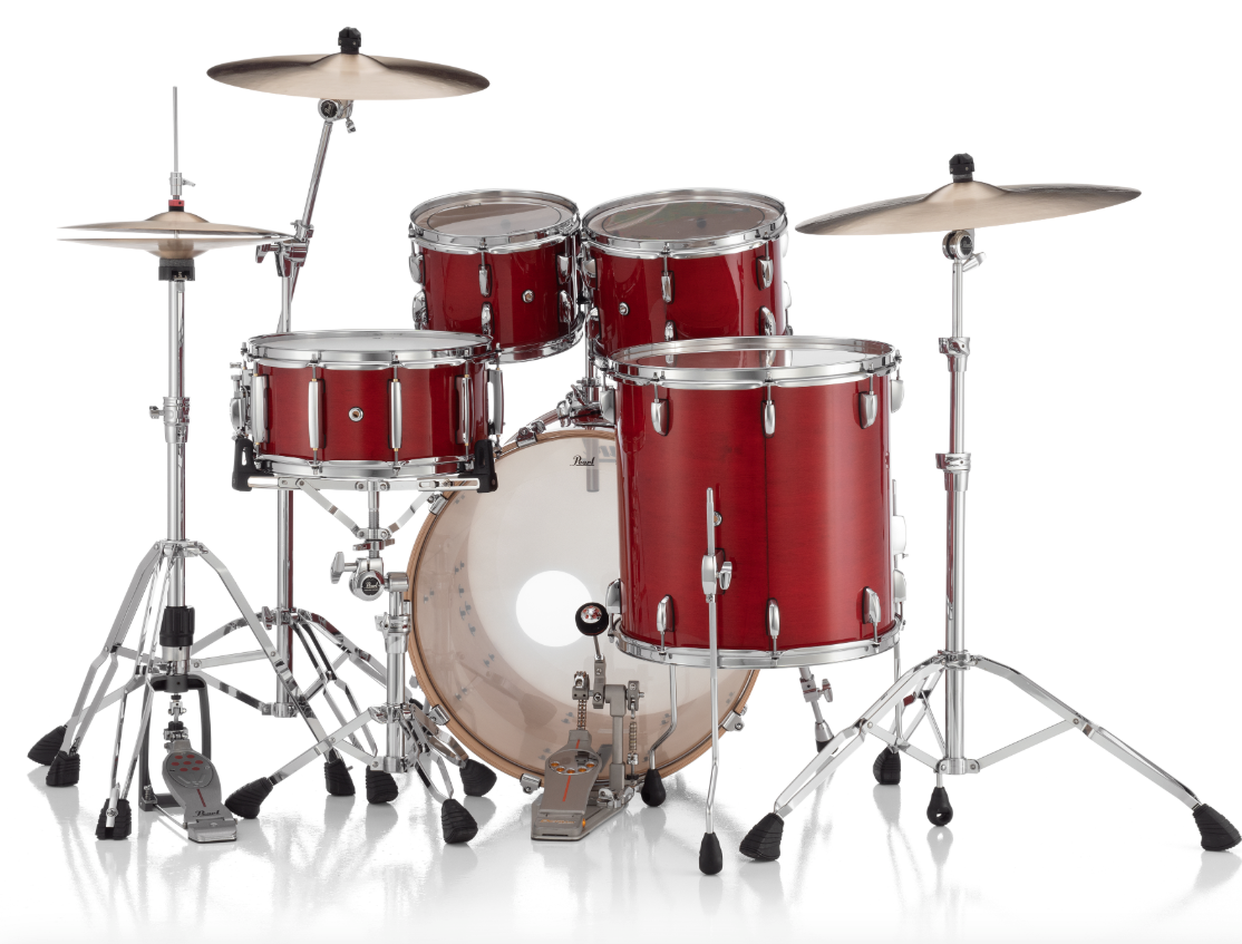 Pearl Professional Series 4 Piece Shell Pack - 22" Bass Drum SEQUOIA RED