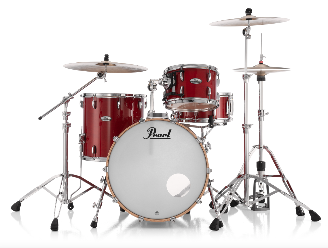 Pearl Professional Series 3 Piece Shell Pack - 22" Bass Drum SEQUOIA RED