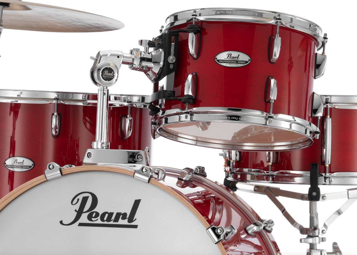 Pearl Professional Series 3 Piece Shell Pack - 22" Bass Drum SEQUOIA RED