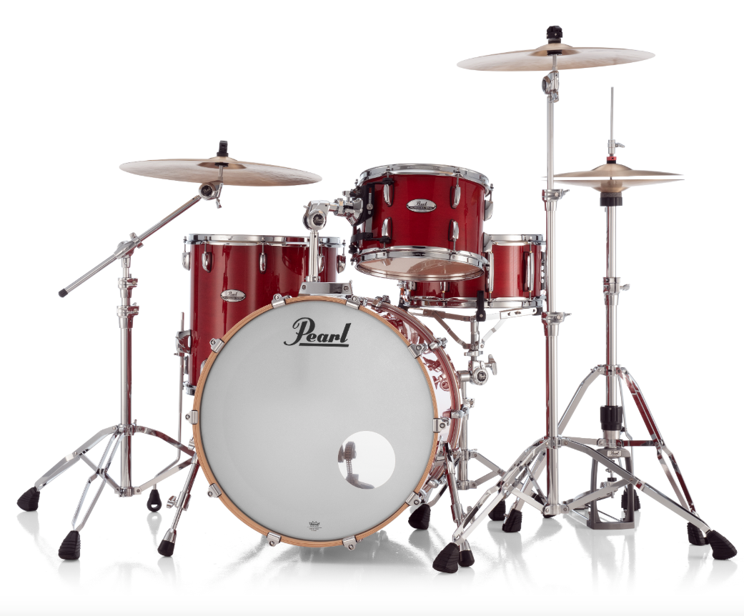 Pearl Professional Series 3 Piece Shell Pack - 22" Bass Drum SEQUOIA RED