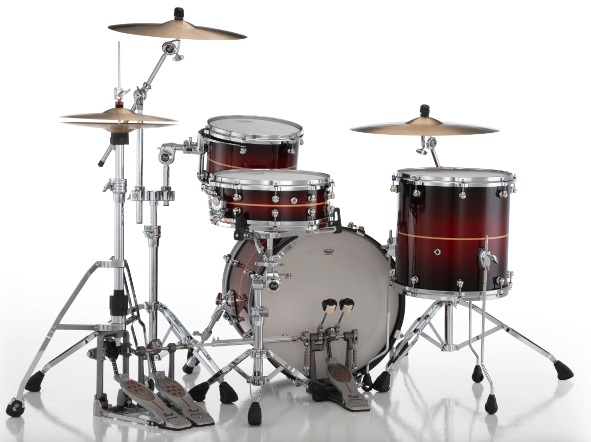 Pearl Reference One 3 Piece Shell Pack - 20" Bass Drum NATURAL BANDED REDBURST