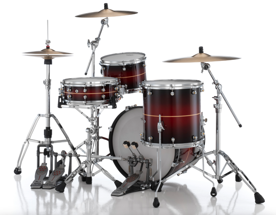 Pearl Reference One 3 Piece Shell Pack - 20" Bass Drum NATURAL BANDED REDBURST