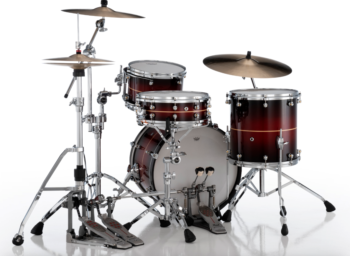 Pearl Reference One 3 Piece Shell Pack - 20" Bass Drum NATURAL BANDED REDBURST