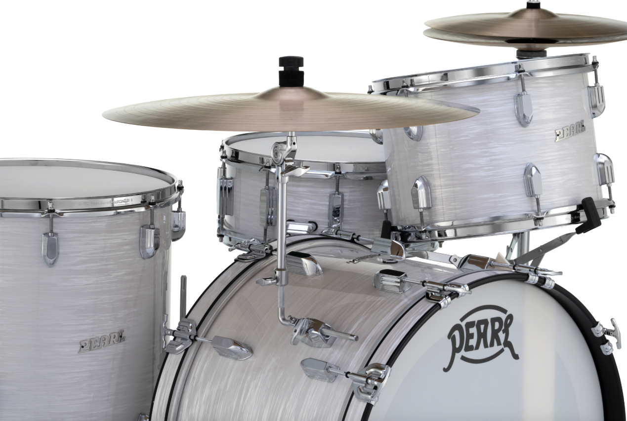 Pearl Presidents Series 4 Piece Shell Pack - 22" Bass Drum PEARL WHITE OYSTER