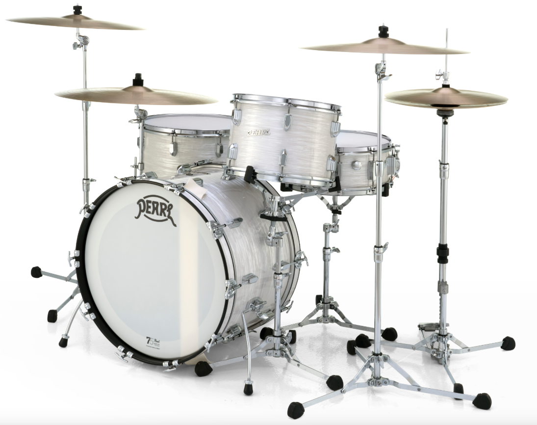 Pearl Presidents Series 4 Piece Shell Pack - 22" Bass Drum PEARL WHITE OYSTER