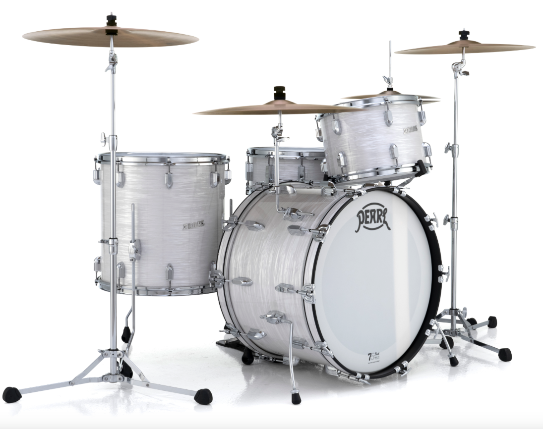 Pearl Presidents Series 4 Piece Shell Pack - 22" Bass Drum PEARL WHITE OYSTER