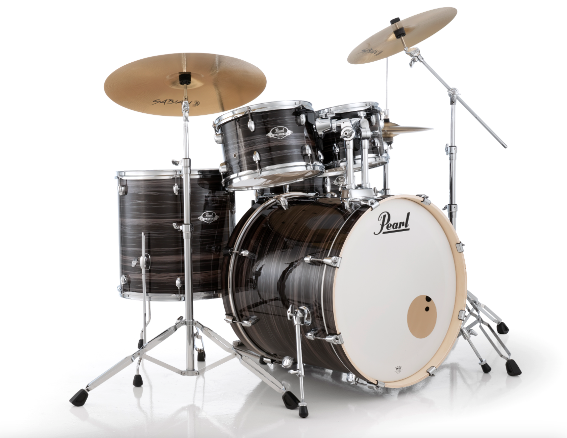Pearl Export 5-Piece Drum Set With Sabian Cymbals - 22" Bass Drum METALLIC AMETHYST TWIST