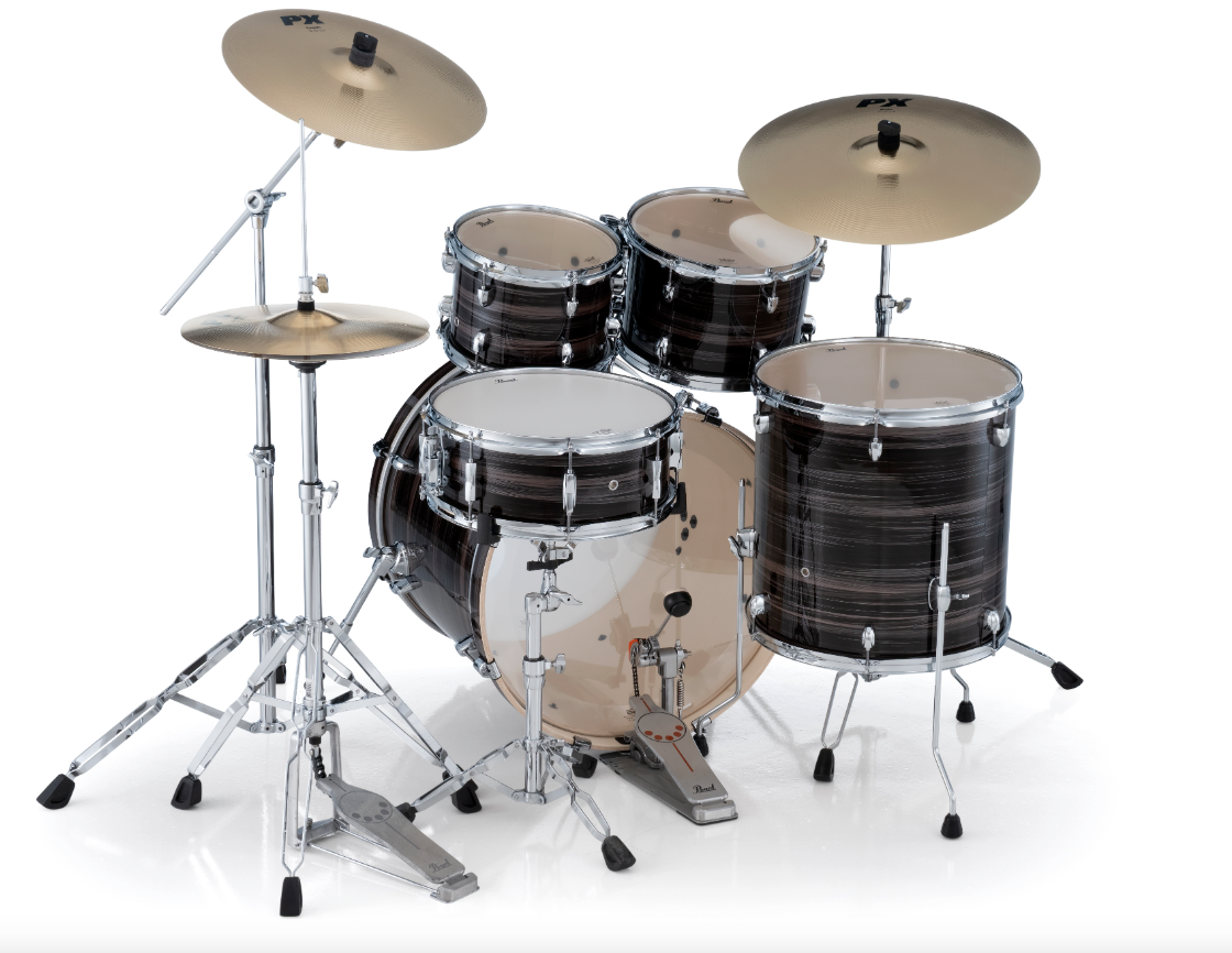 Pearl Export 5-Piece Drum Set With Sabian Cymbals - 22" Bass Drum METALLIC AMETHYST TWIST