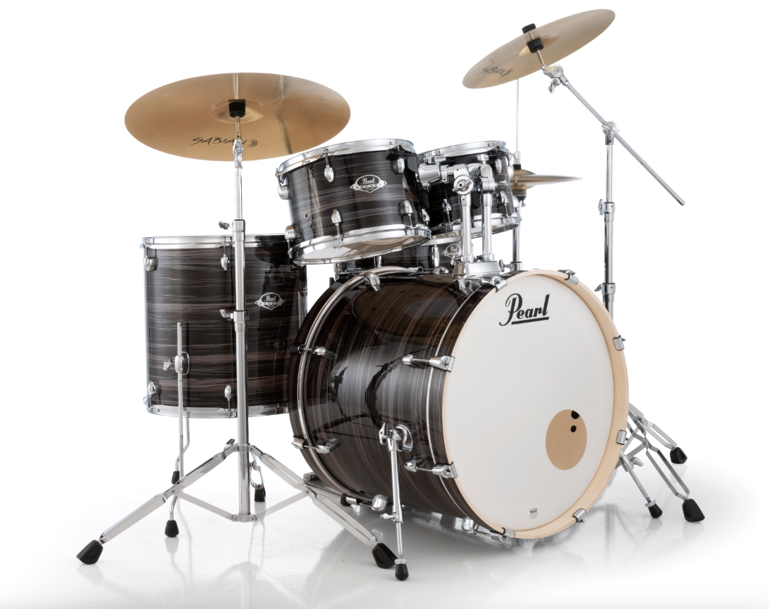 Pearl Export 5-Piece Drum Set With Sabian Cymbals - 22" Bass Drum METALLIC AMETHYST TWIST