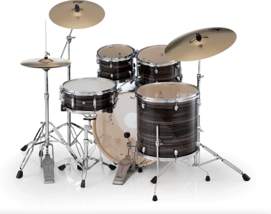 Pearl Export 5-Piece Drum Set With Sabian Cymbals - 22" Bass Drum METALLIC AMETHYST TWIST