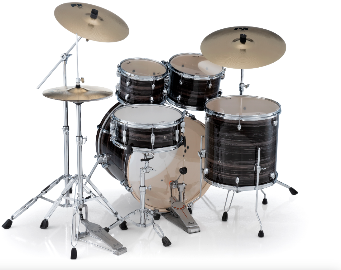 Pearl Export 5-Piece Drum Set With Sabian Cymbals - 22" Bass Drum METALLIC AMETHYST TWIST