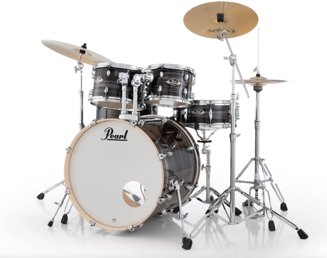 Pearl Export 5-Piece Drum Set With Sabian Cymbals - 22" Bass Drum METALLIC AMETHYST TWIST