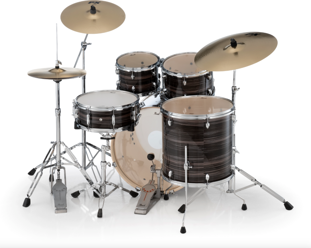 Pearl Export 5-Piece Drum Set With Sabian Cymbals - 20" Bass Drum METALLIC AMETHYST TWIST