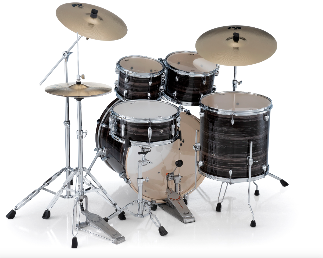 Pearl Export 5-Piece Drum Set With Sabian Cymbals - 20" Bass Drum METALLIC AMETHYST TWIST