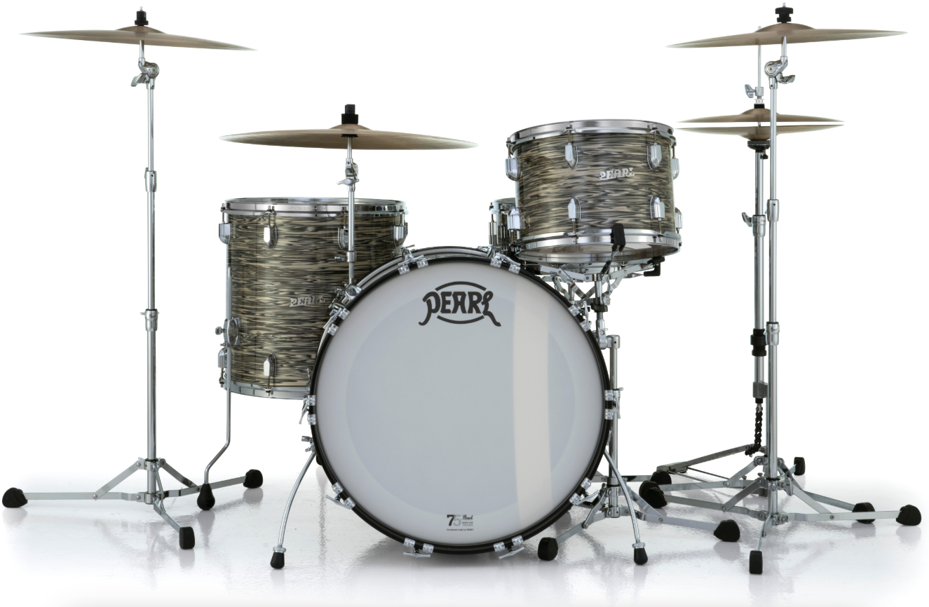 Pearl President Series Deluxe 3-piece Shell Pack - 22" Bass Drum DESERT RIPPLE