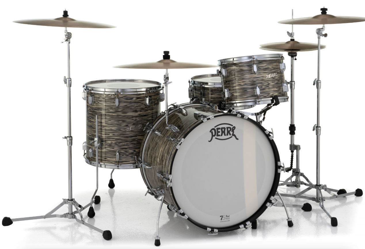 Pearl President Series Deluxe 3-piece Shell Pack - 22" Bass Drum DESERT RIPPLE