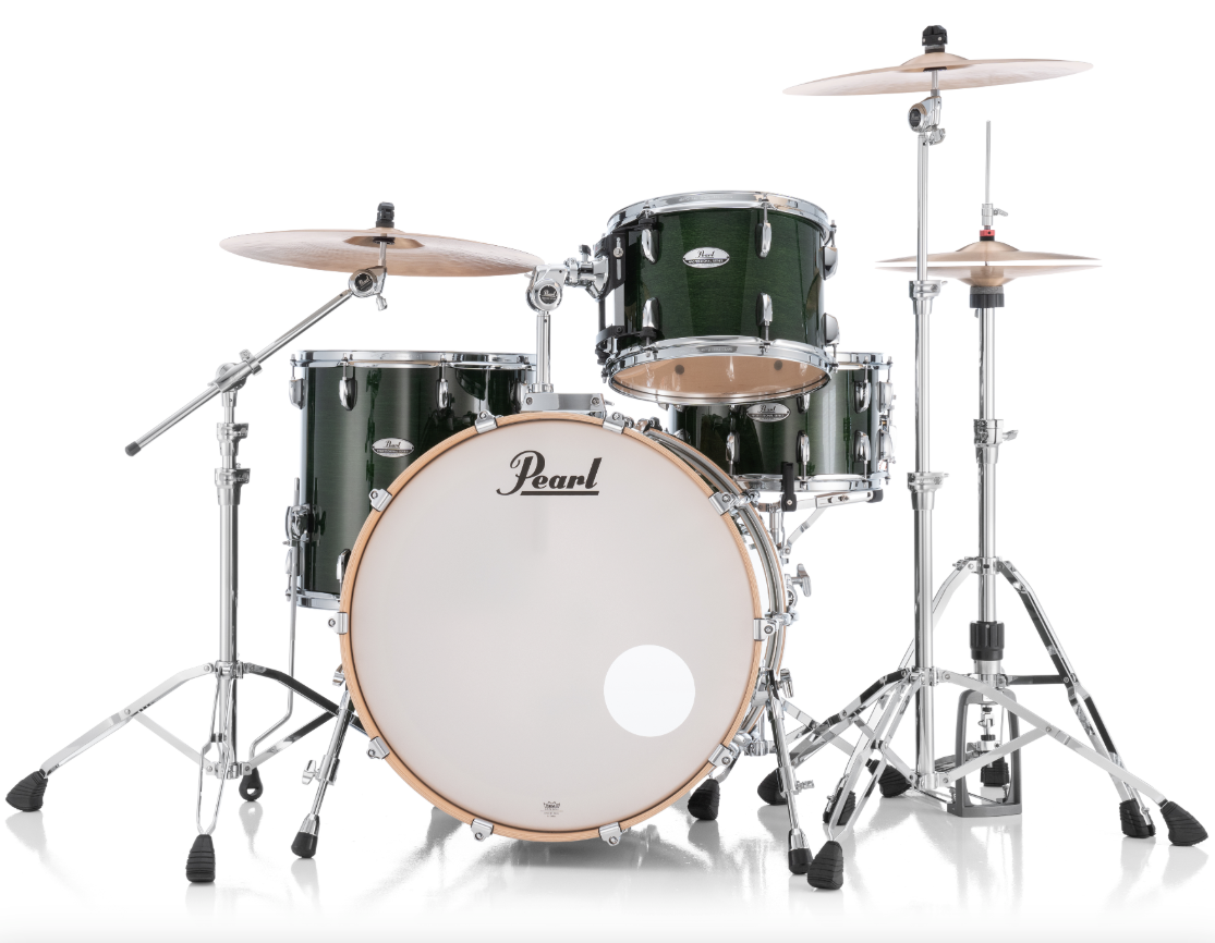 Pearl Professional Series 3 Piece Shell Pack - 24" Bass Drum EMERALD MIST