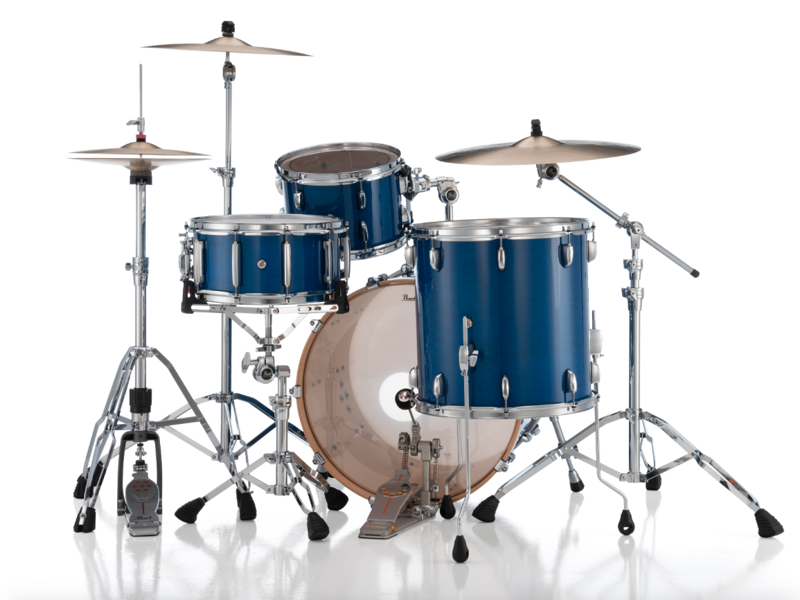 Pearl Professional Series 3 Piece Shell Pack - 24" Bass Drum SHEER BLUE