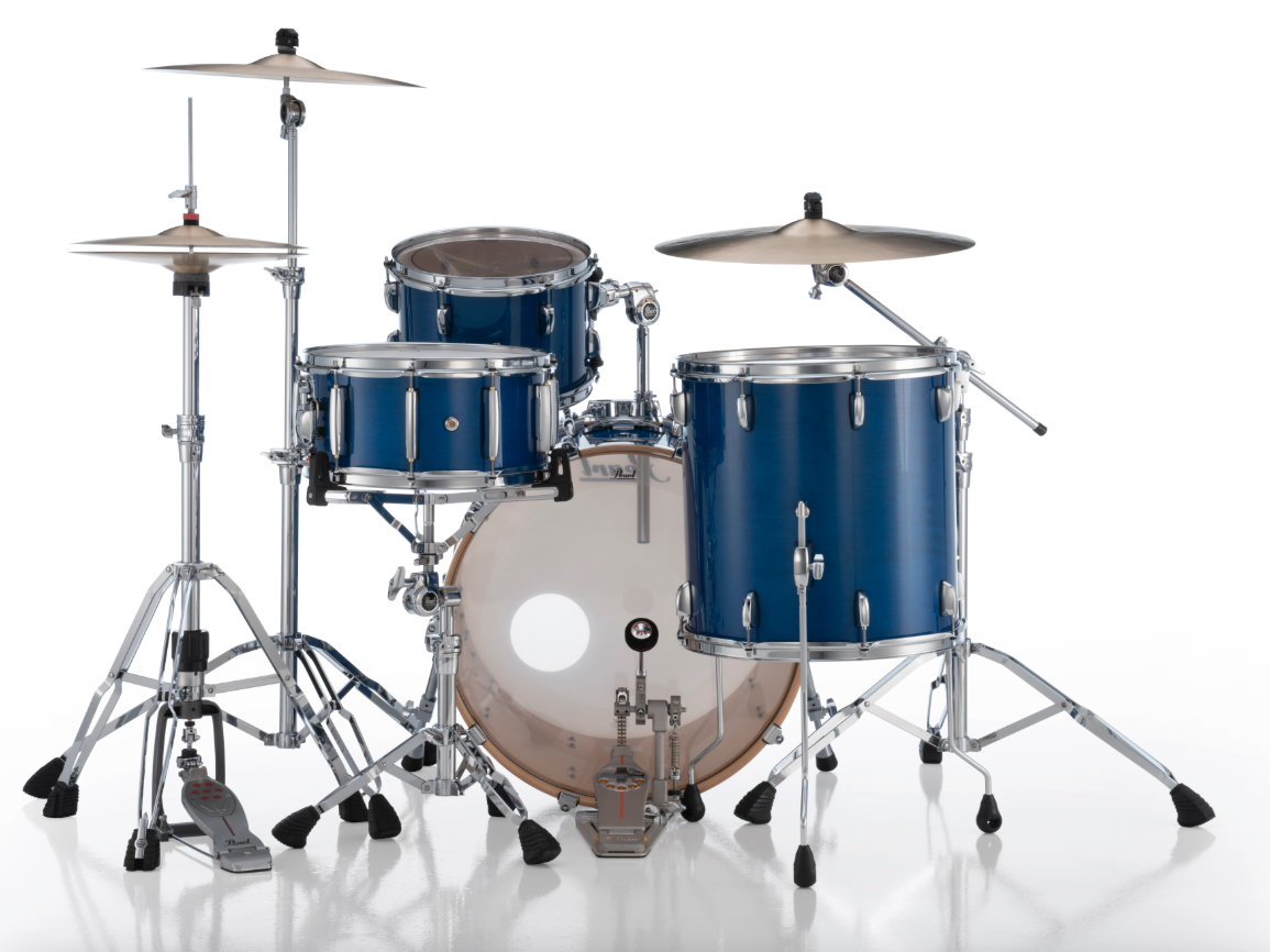 Pearl Professional Series 3 Piece Shell Pack - 24" Bass Drum SHEER BLUE