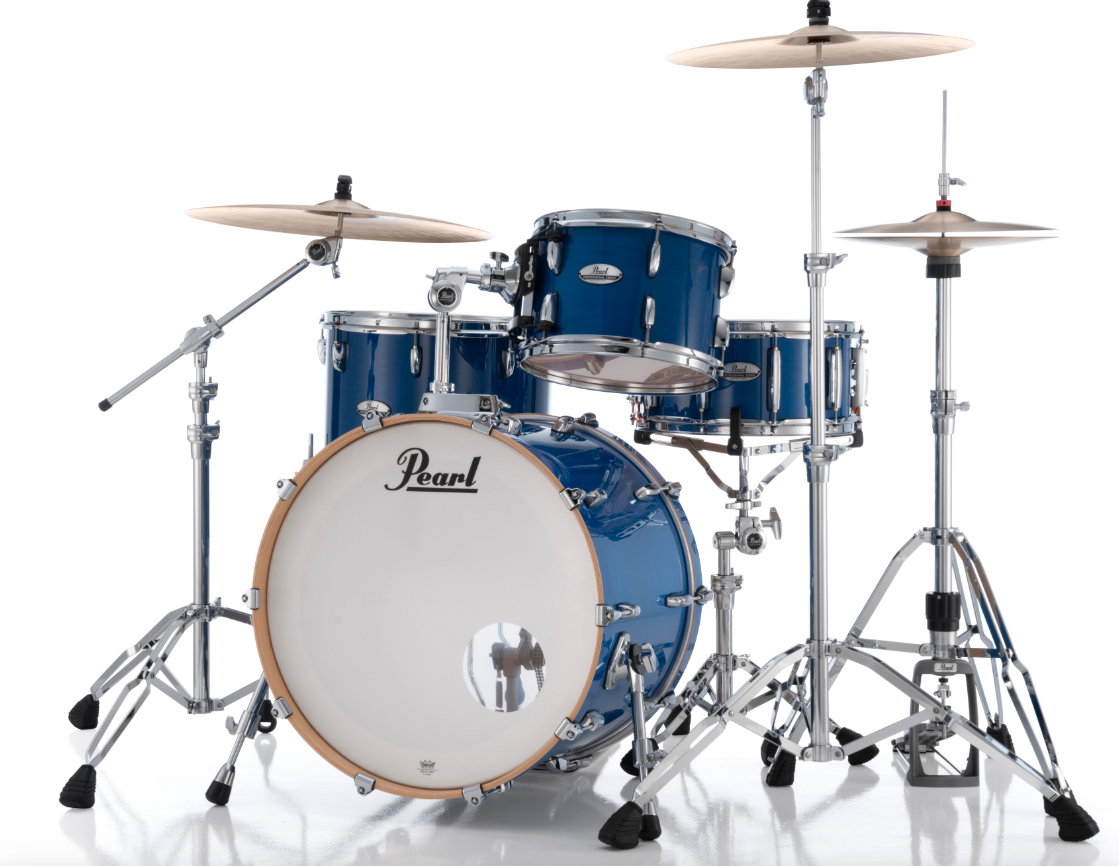 Pearl Professional Series 3 Piece Shell Pack - 24" Bass Drum SHEER BLUE