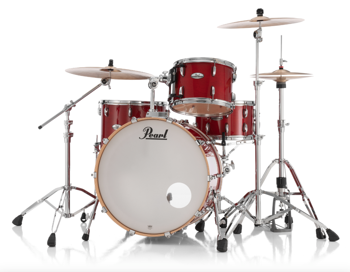 Pearl Professional Series 3 Piece Shell Pack - 24" Bass Drum SEQUOIA RED