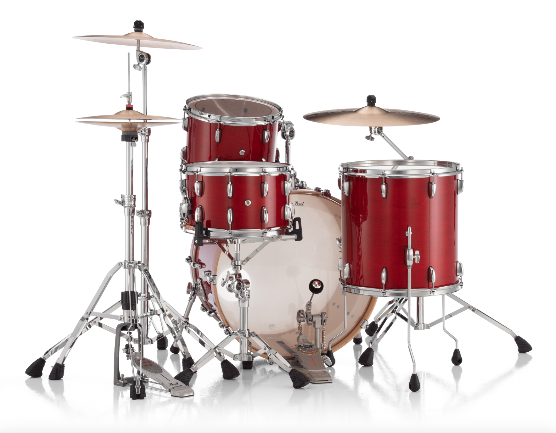 Pearl Professional Series 3 Piece Shell Pack - 24" Bass Drum SEQUOIA RED
