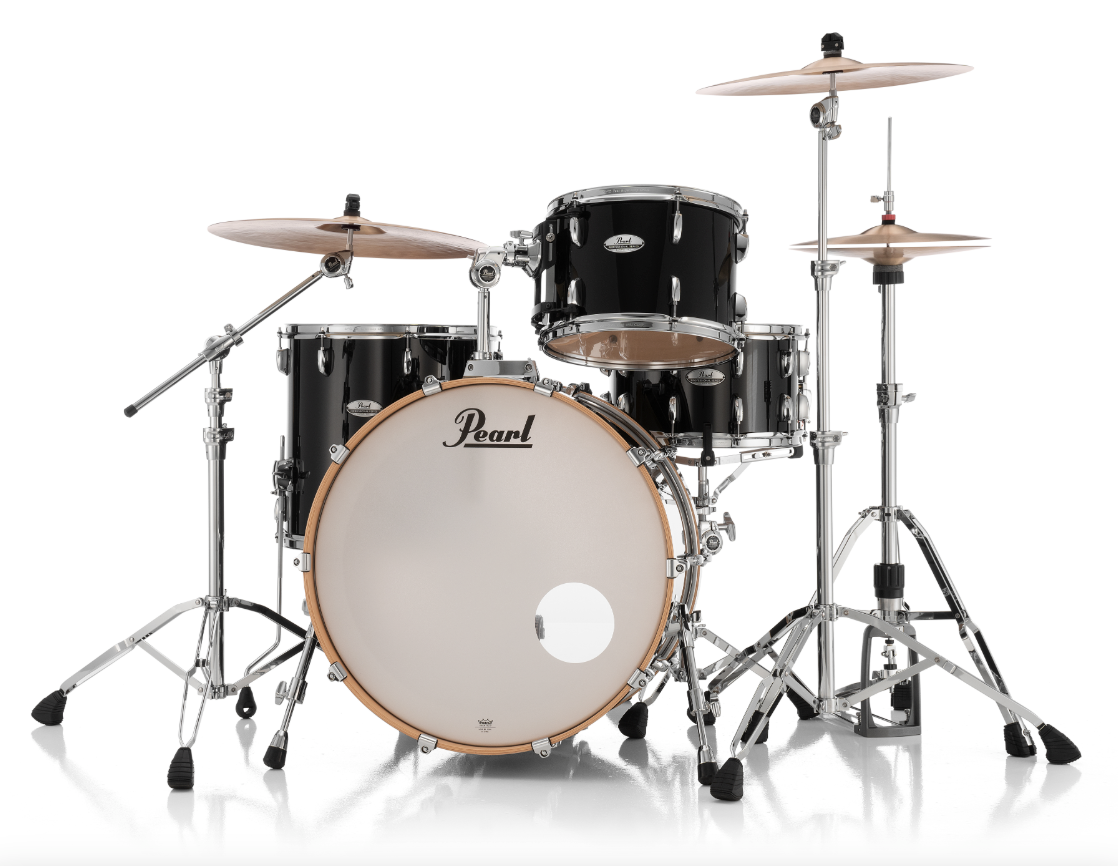 Pearl Professional Series 3 Piece Shell Pack - 24" Bass Drum PIANO BLACK
