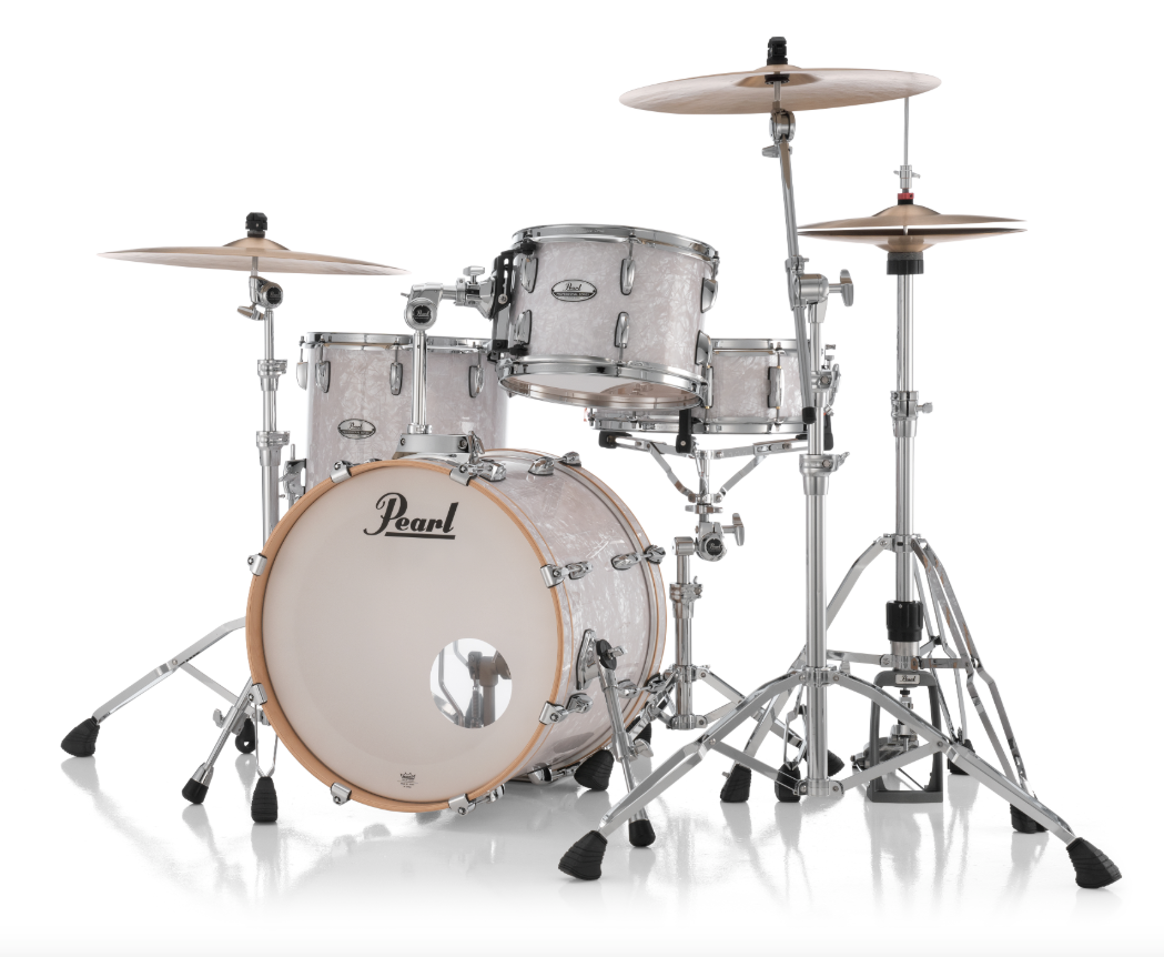Pearl Professional Series 3 Piece Shell Pack - 20" Bass Drum WHITE MARINE PEARL