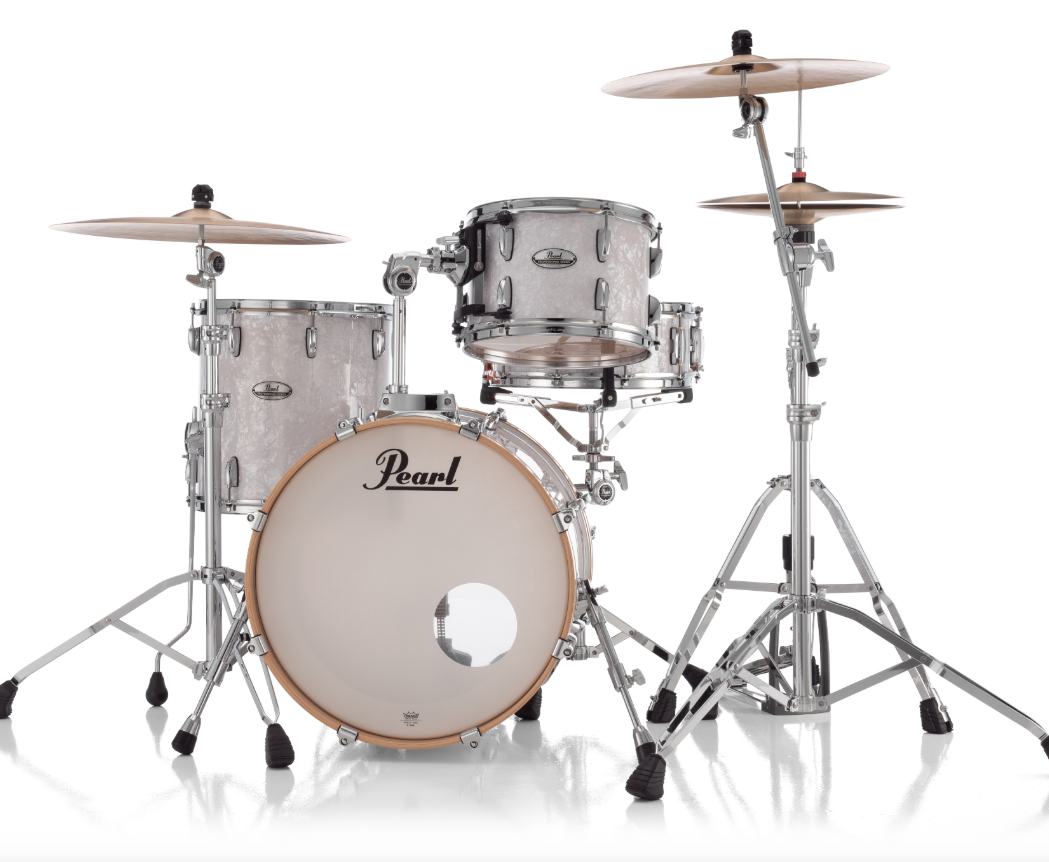 Pearl Professional Series 3 Piece Shell Pack - 20" Bass Drum WHITE MARINE PEARL