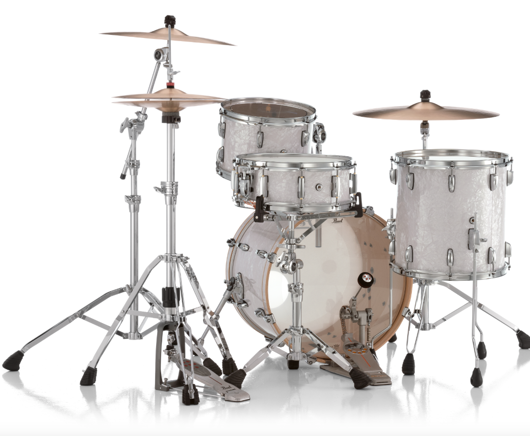 Pearl Professional Series 3 Piece Shell Pack - 20" Bass Drum WHITE MARINE PEARL