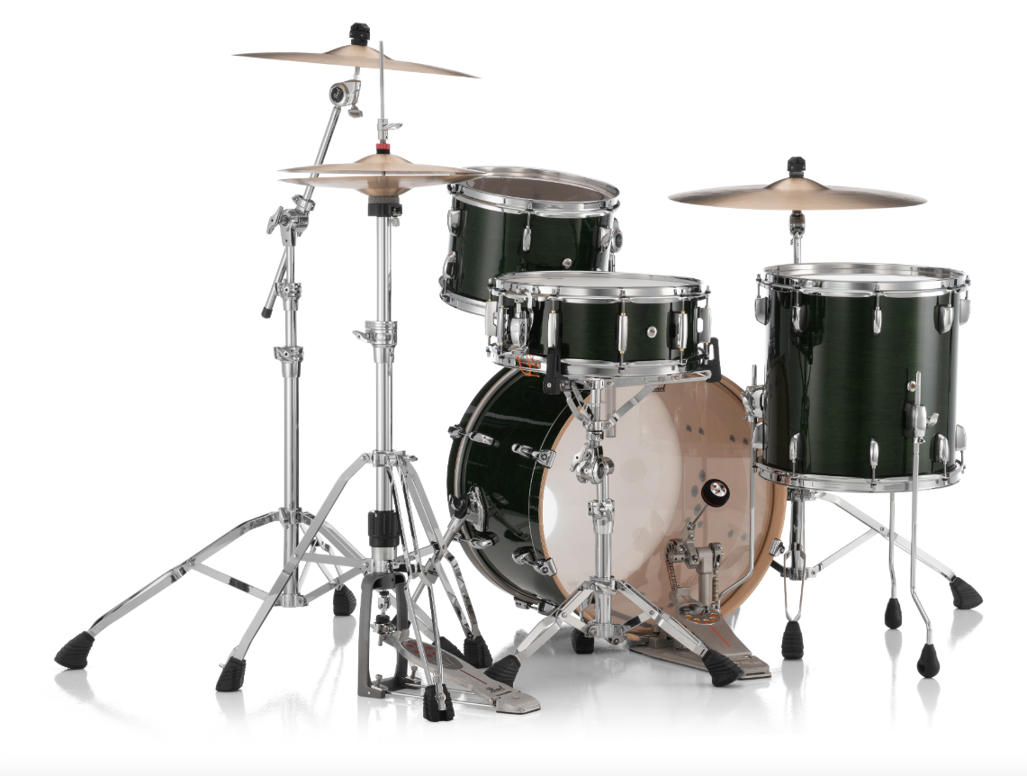 Pearl Professional Series 3 Piece Shell Pack - 20" Bass Drum EMERALD MIST
