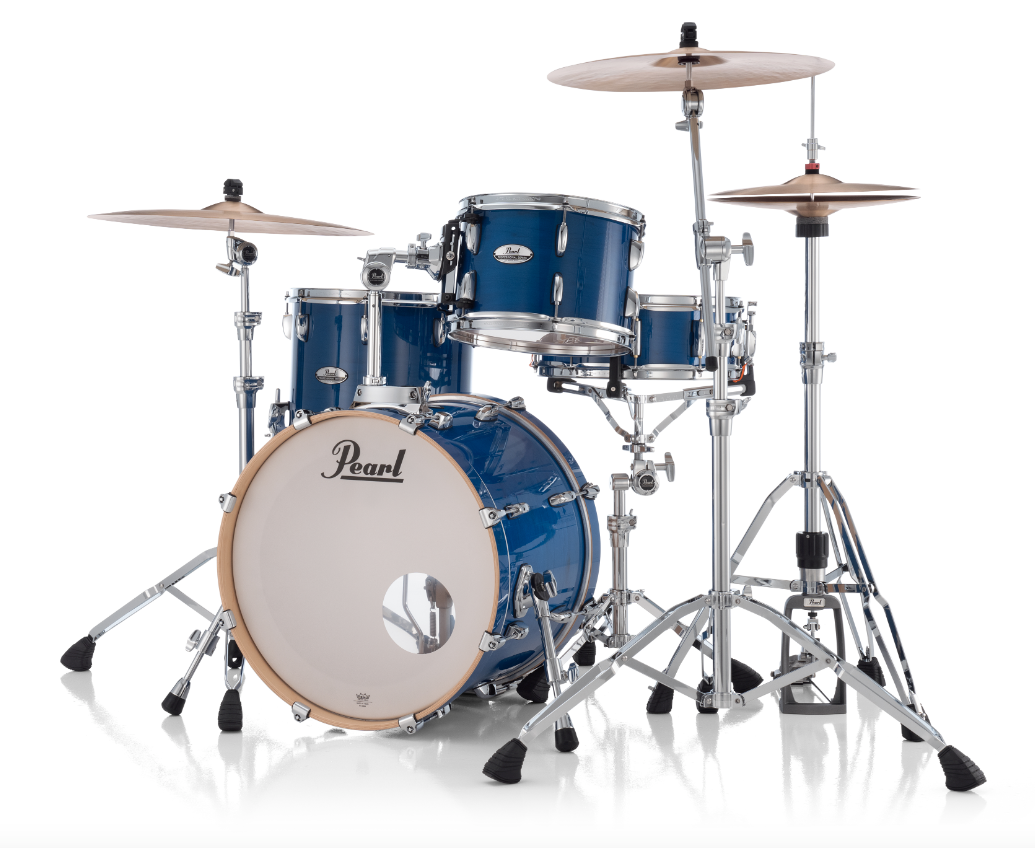 Pearl Professional Series 3 Piece Shell Pack - 20" Bass Drum SHEER BLUE