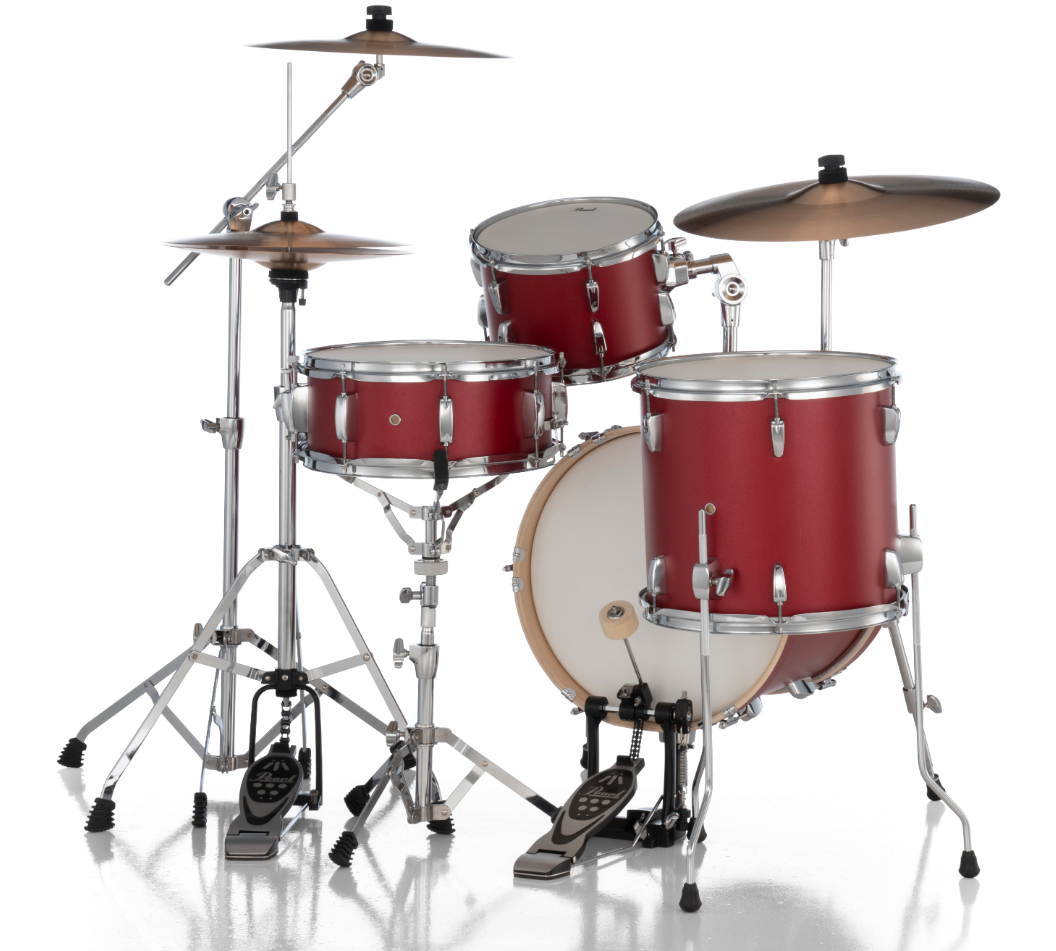 Pearl Midtown 4-piece Shell Pack - 16" Bass Drum MATTE RED