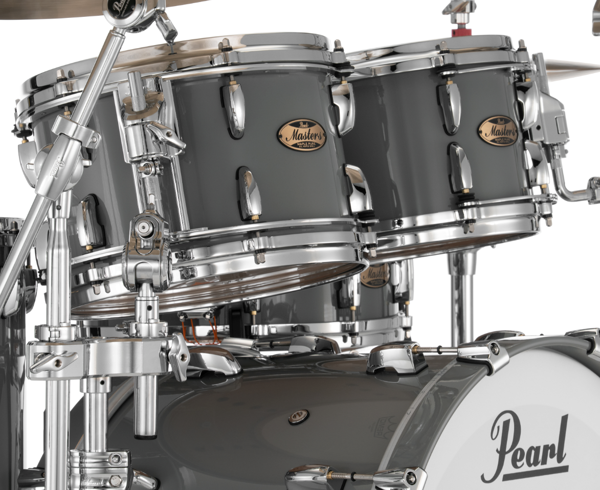 Pearl Masters Maple Pure 4 Piece Shell Pack "XSP" - 22" Bass Drum PUTTY GREY