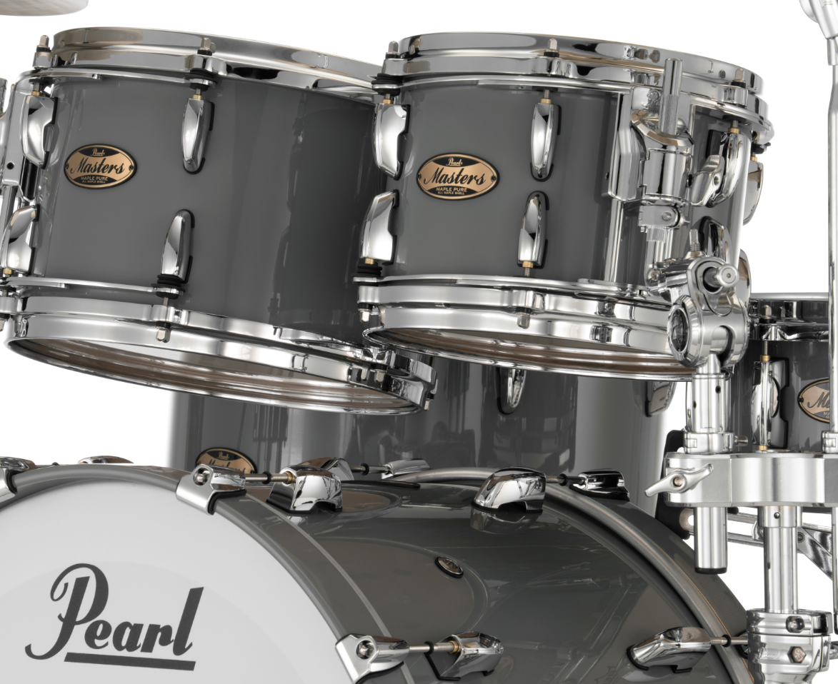 Pearl Masters Maple Pure 4 Piece Shell Pack "XSP" - 22" Bass Drum PUTTY GREY
