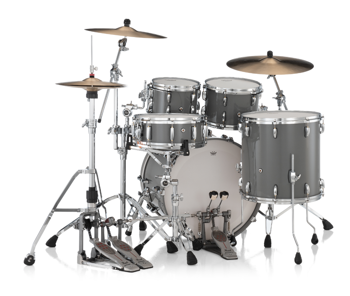 Pearl Masters Maple Pure 4 Piece Shell Pack "XSP" - 22" Bass Drum PUTTY GREY