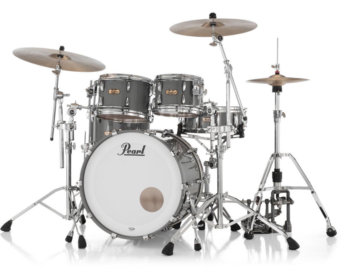 Pearl Masters Maple Pure 4 Piece Shell Pack "XSP" - 22" Bass Drum PUTTY GREY