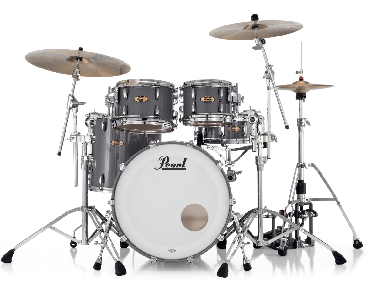Pearl Masters Maple Pure 4 Piece Shell Pack "XSP" - 22" Bass Drum PUTTY GREY