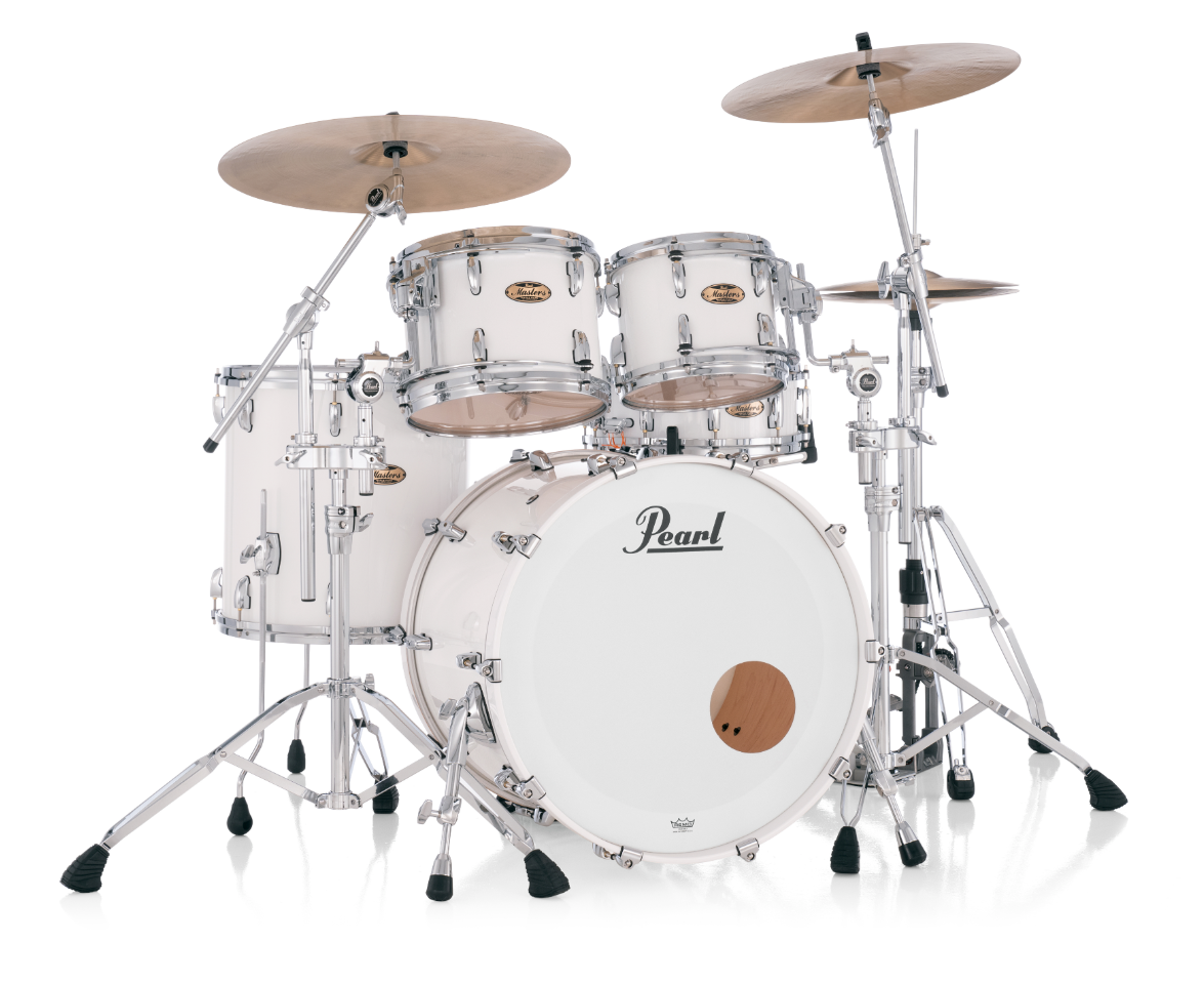 Pearl Masters Maple Pure 4 Piece Shell Pack "XSP" - 22" Bass Drum ARCTIC WHITE