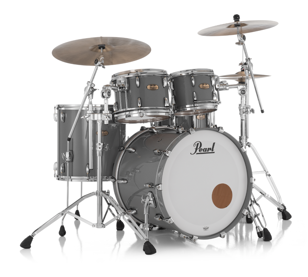Pearl Masters Maple Pure 4 Piece Shell Pack "XESP" - 22" Bass Drum PUTTY GREY